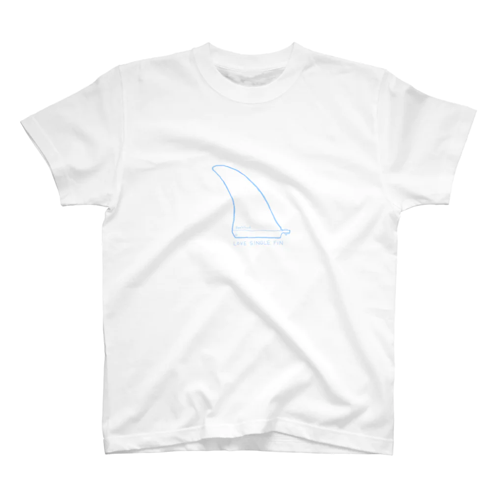 ボウズサーフのLove Single Fin スタンダードTシャツ