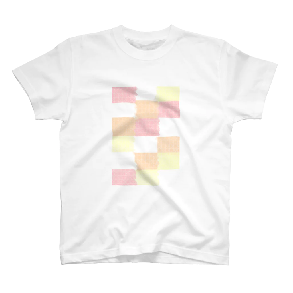 minimomoのIce Puzzle -sherbet color- Regular Fit T-Shirt