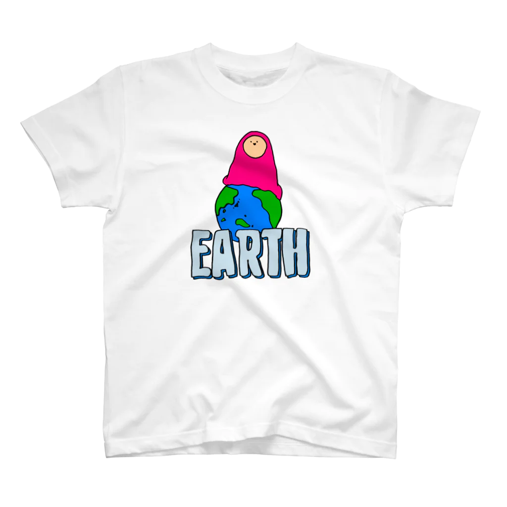 フトンナメクジのEARTH - チキュウ Regular Fit T-Shirt