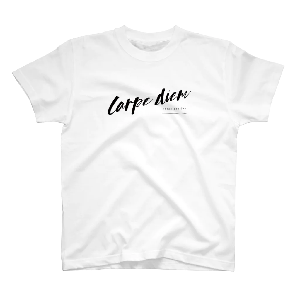 ポジティブＴシャツ屋さんのその日を摘め Carpe diem Regular Fit T-Shirt