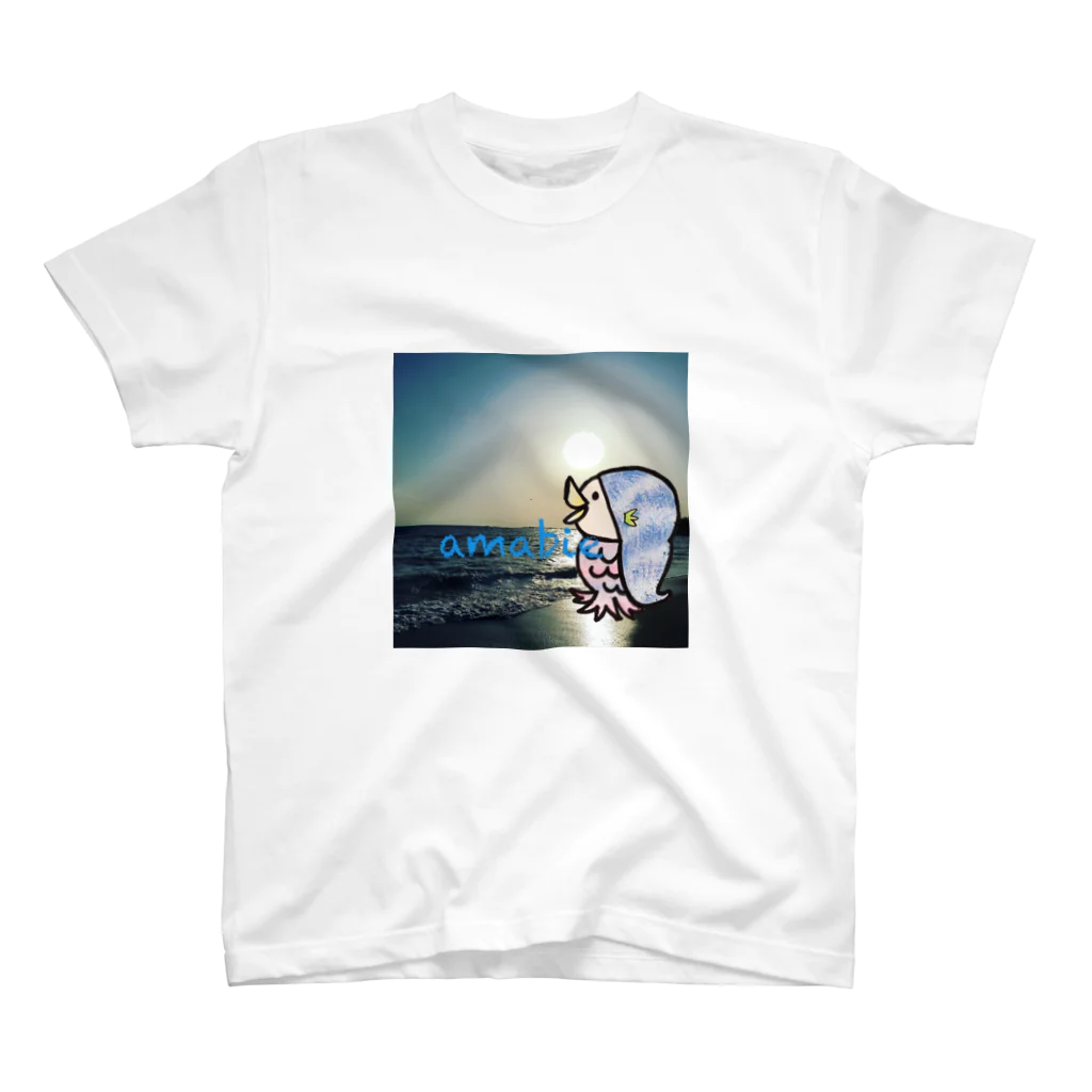 jelly_swimmyのᎢo the sea アマビエさま Regular Fit T-Shirt