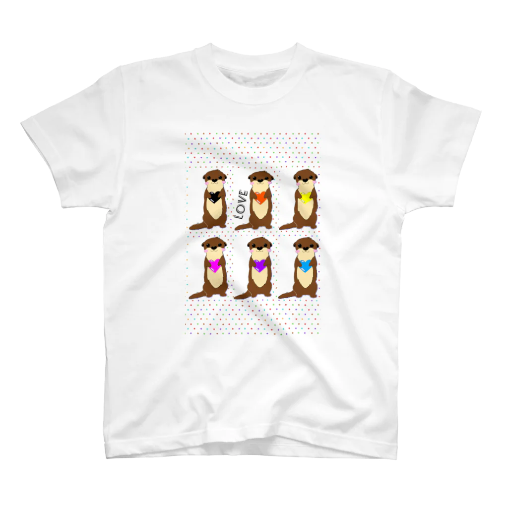 minminのラブカワウソちゃん2 スタンダードTシャツ