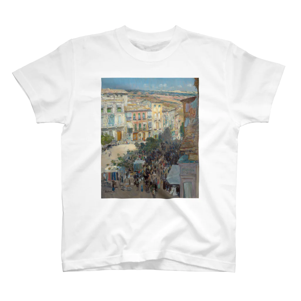 ART_collectionの「南フランスの都市の眺め」チャイルドハッサム Regular Fit T-Shirt