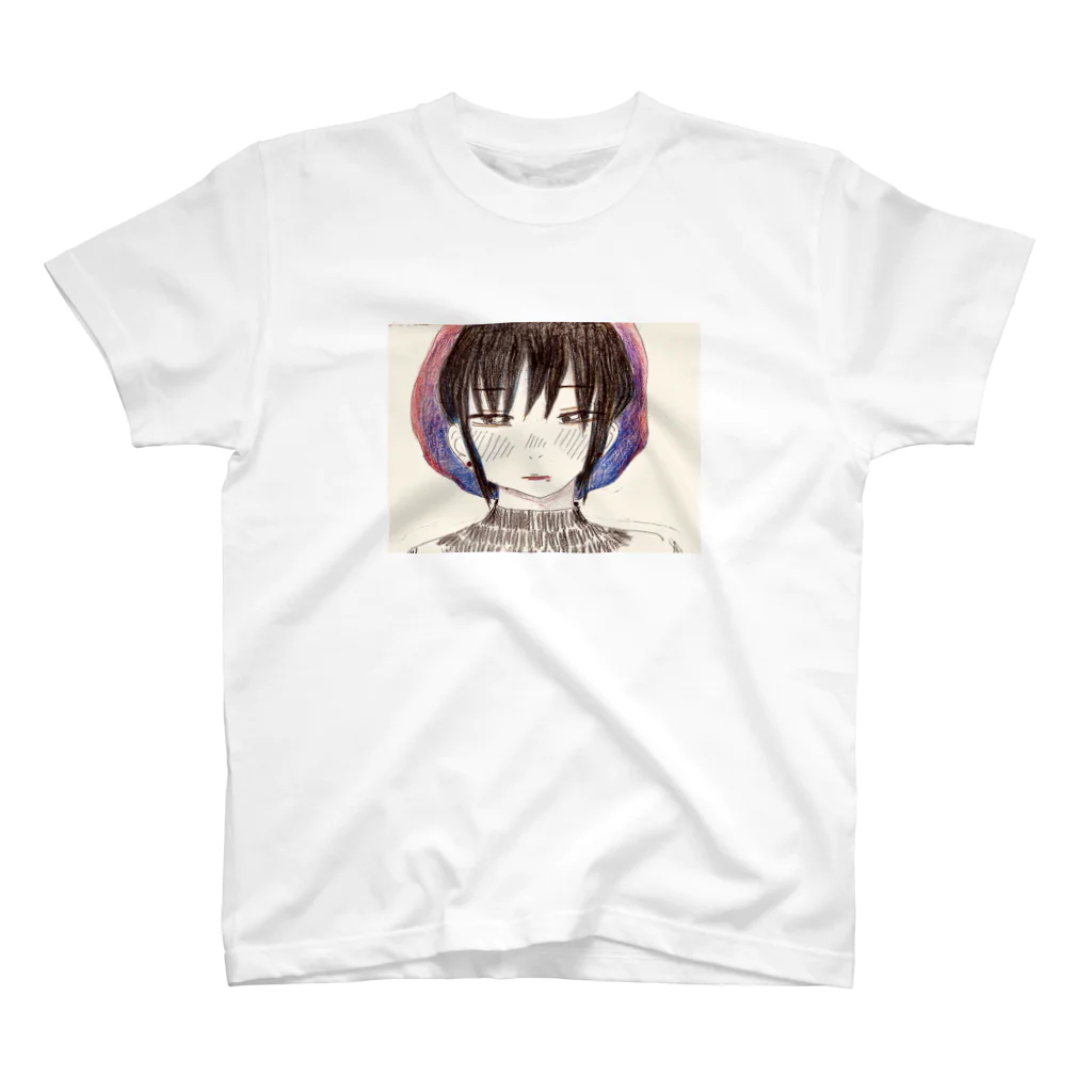 春日陽一のアンニュイな女の子 スタンダードTシャツ