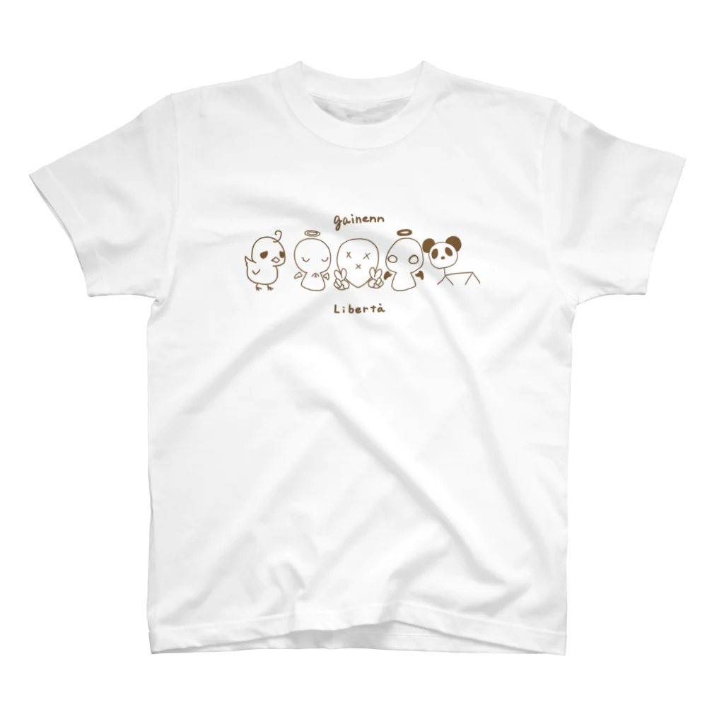 りべるたの概念文字入りクリア スタンダードTシャツ