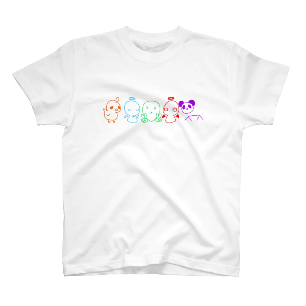 りべるたの概念カラー文字なし スタンダードTシャツ