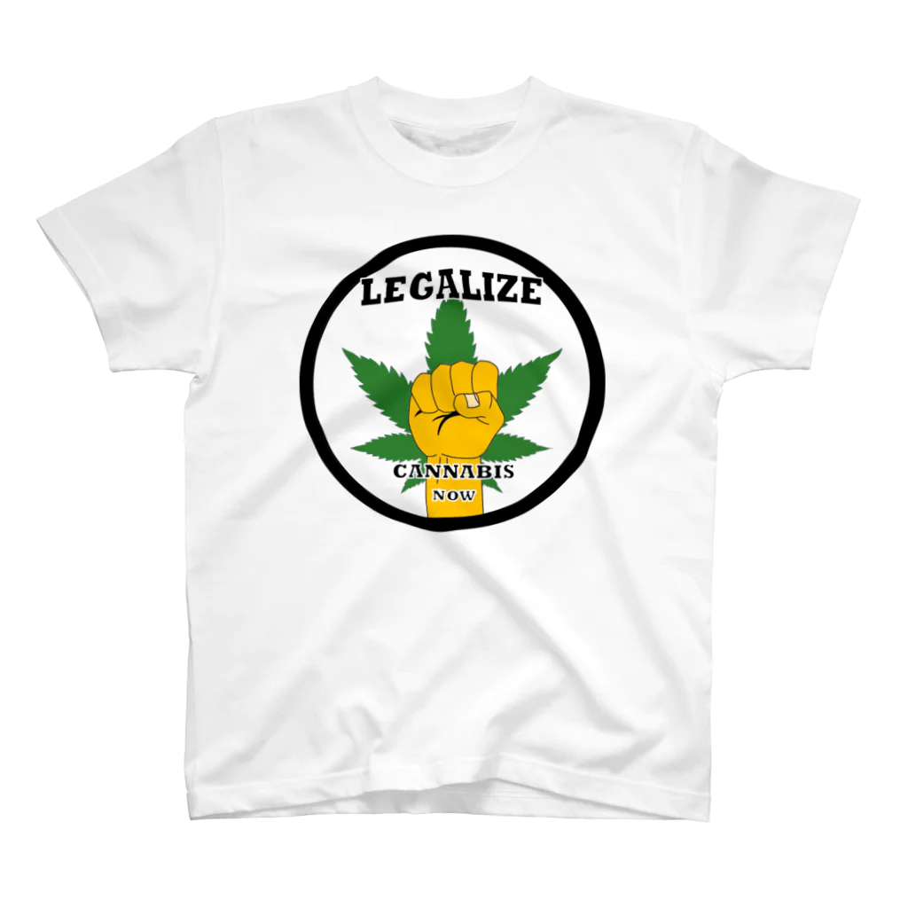 カンナビスジャパンセントラル / Cannabis Japan CentralのCJC Tシャツ/Legalize now（バックプリント有） スタンダードTシャツ