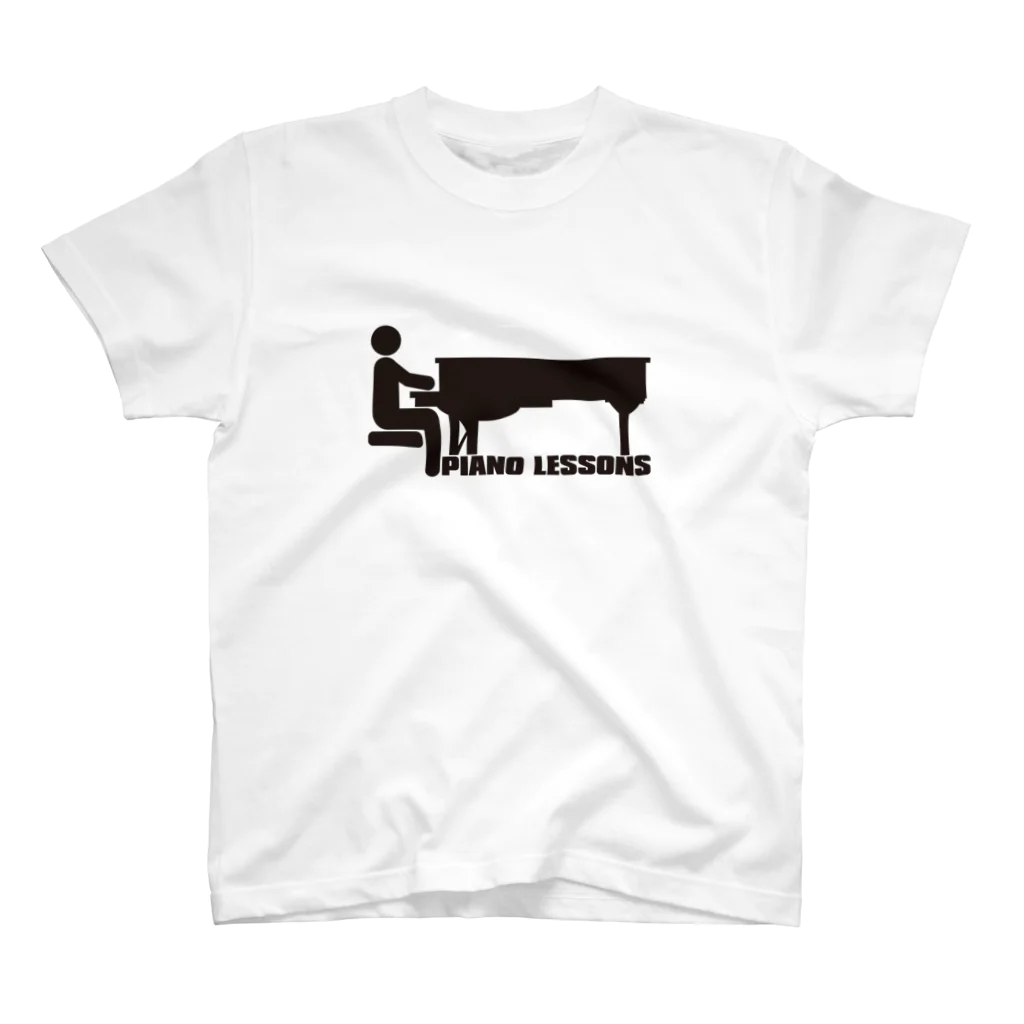 AURA_HYSTERICAのPIANO_LESSONS スタンダードTシャツ