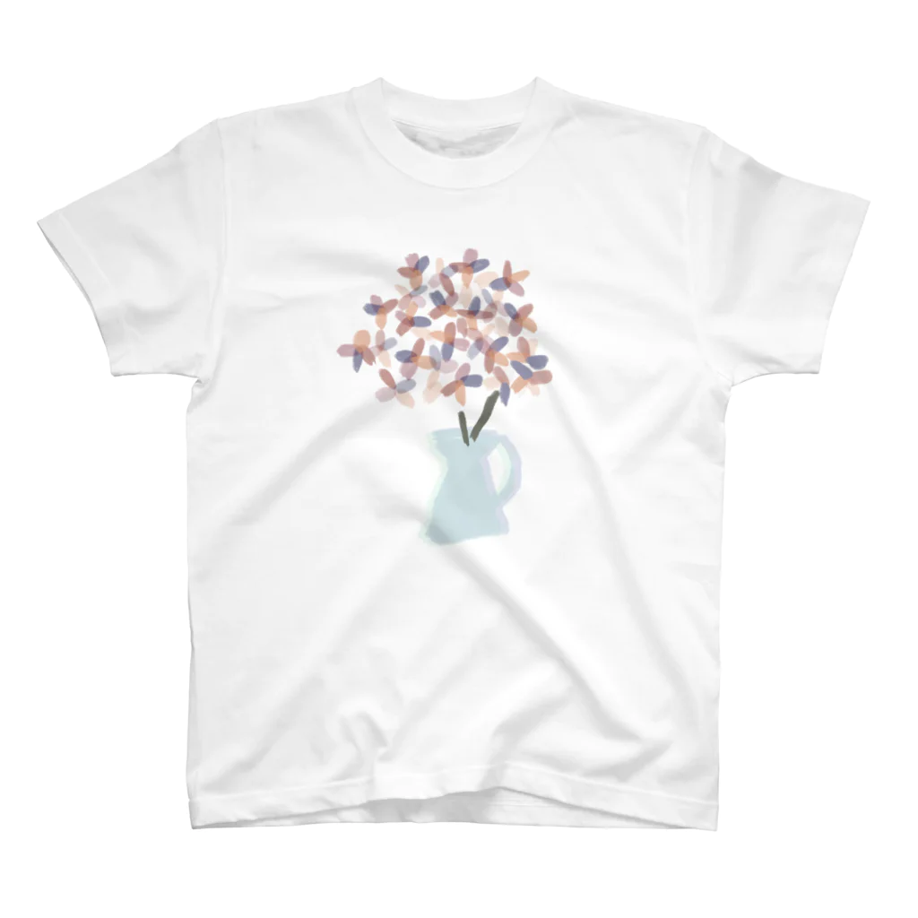 kkotomiiの紫陽花　背景なし スタンダードTシャツ