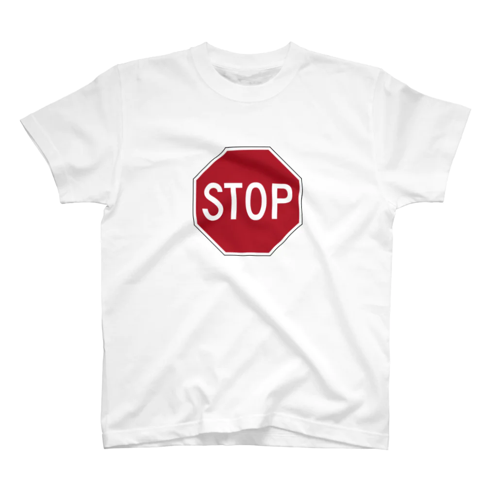 Road Sign ShopのSTOP スタンダードTシャツ