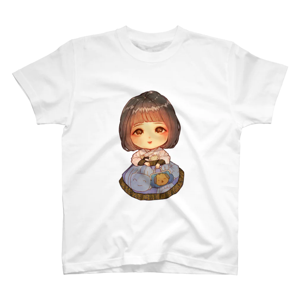 韓国キャラクターアート K MOE のBIBI Regular Fit T-Shirt