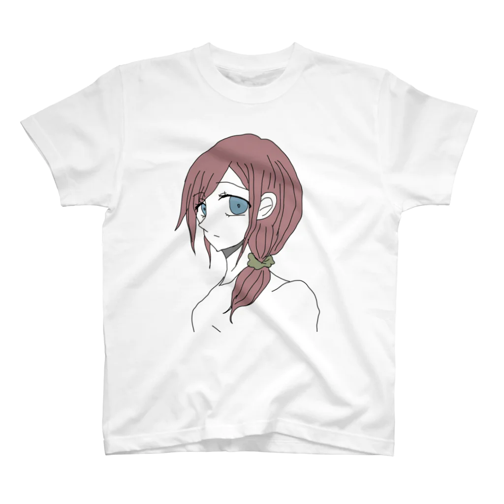 青リンゴのゆめかわいい女の子 スタンダードTシャツ