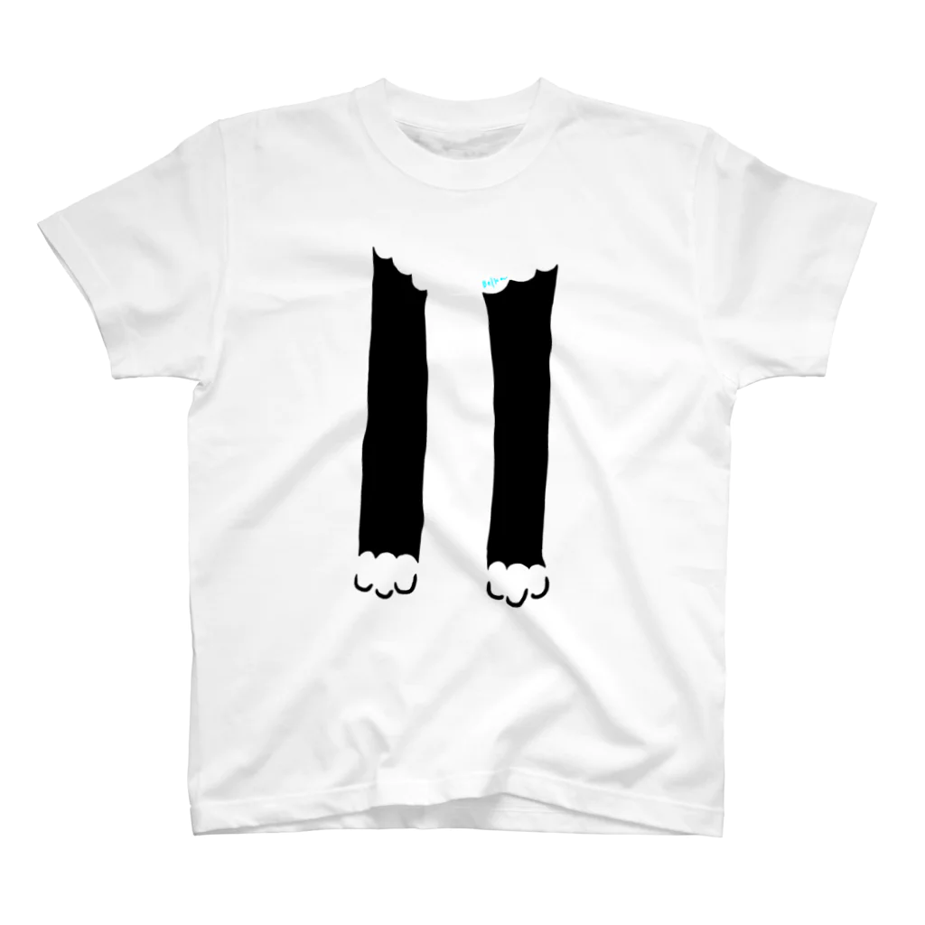 もちベルSTORE（おもちとベルカ）のBelka（foot） スタンダードTシャツ