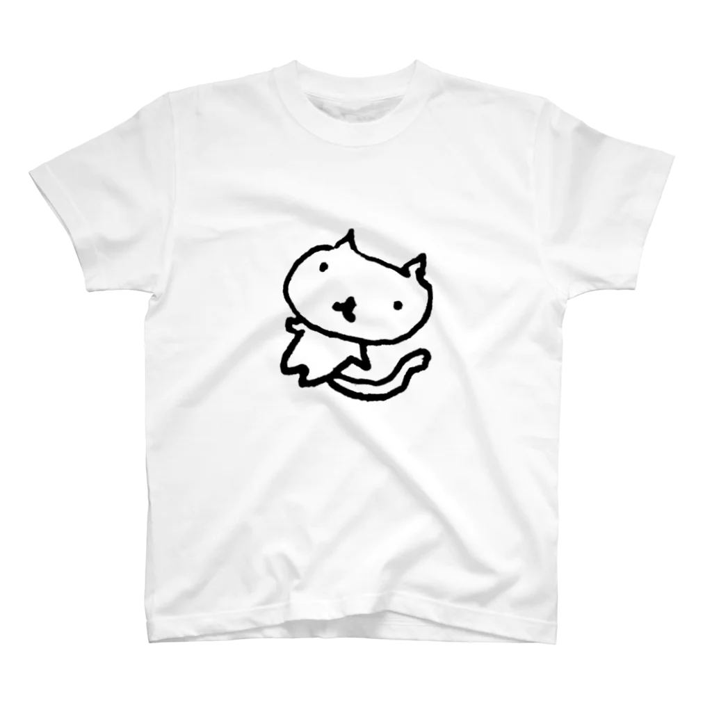 ひなたぼっこのねこにゃん（ゆるゆる） スタンダードTシャツ