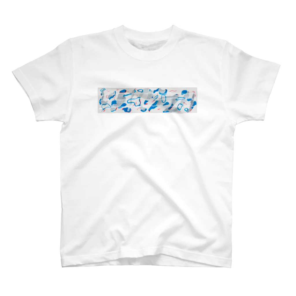 asaoのblue line Regular Fit T-Shirt