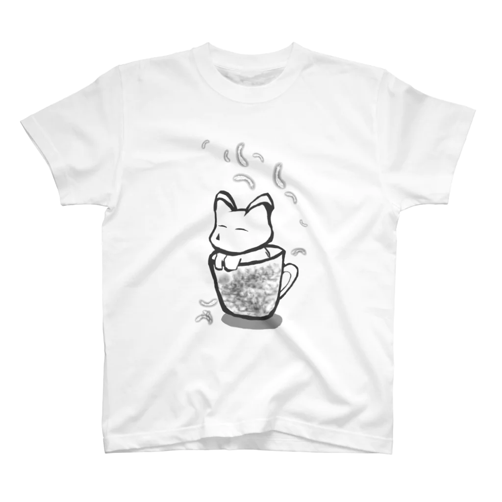 逸毅（´-`）.｡oのゆる動物シリーズ【犬】 スタンダードTシャツ