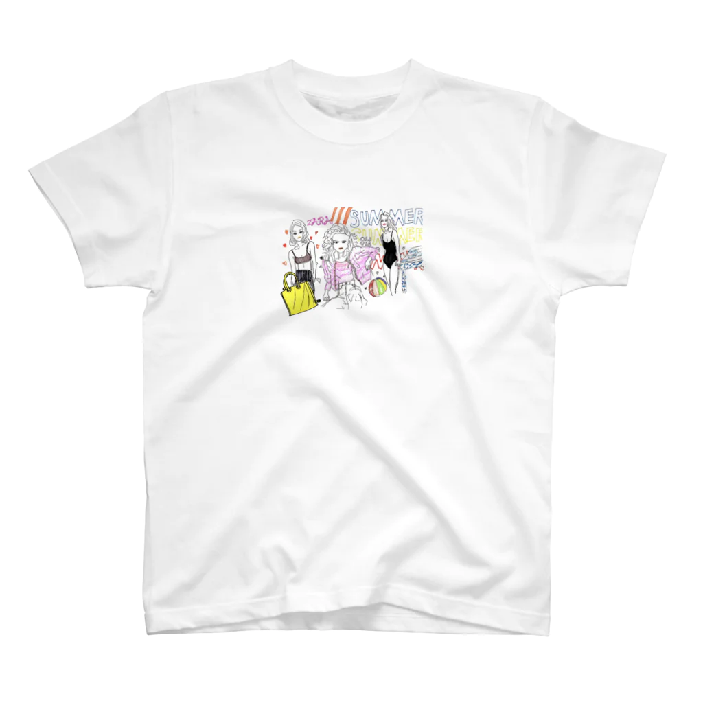 m's creative studioのサマーバイヴスあげあげ スタンダードTシャツ