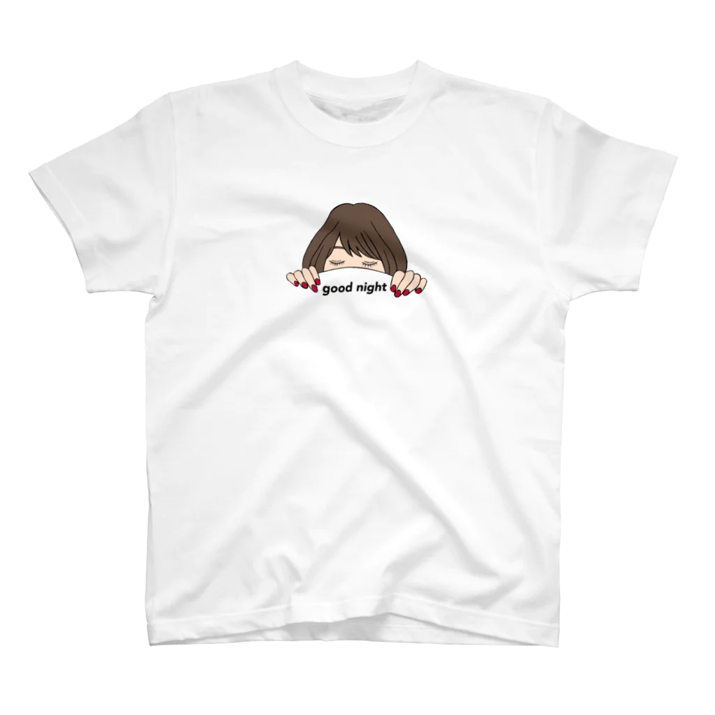 まいにちねむたいねんのgood night スタンダードTシャツ