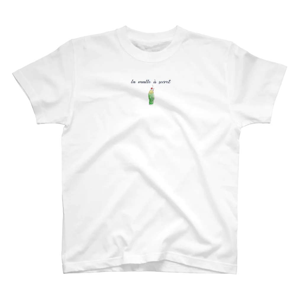 la malle à secretのクリームソーダ(緑)  Regular Fit T-Shirt