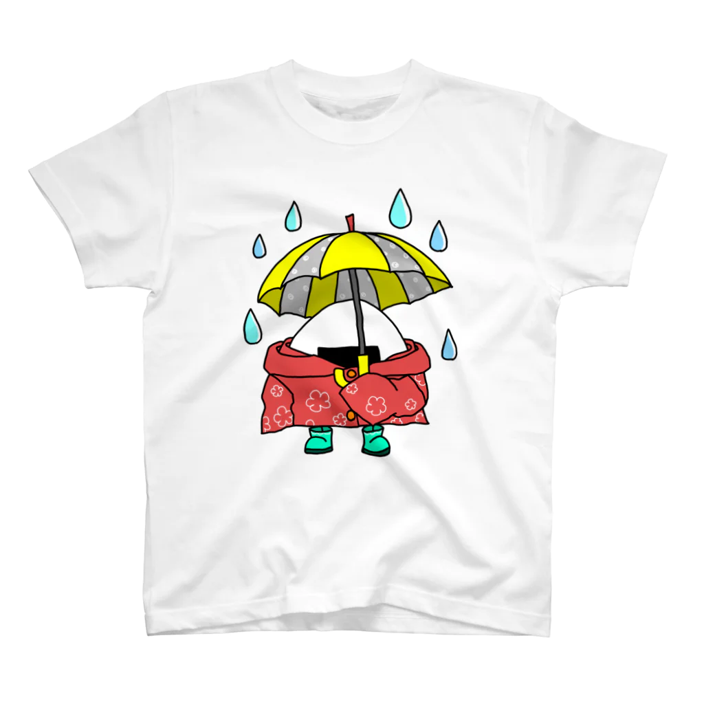 おにぎりやろうの雨の日おにぎり スタンダードTシャツ