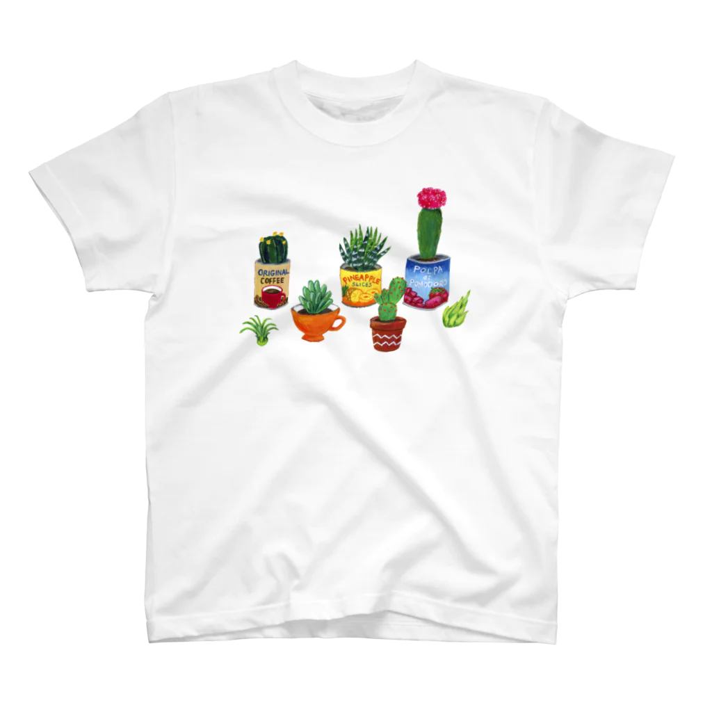 mi. （エムアイドット）の植物いろいろ Regular Fit T-Shirt