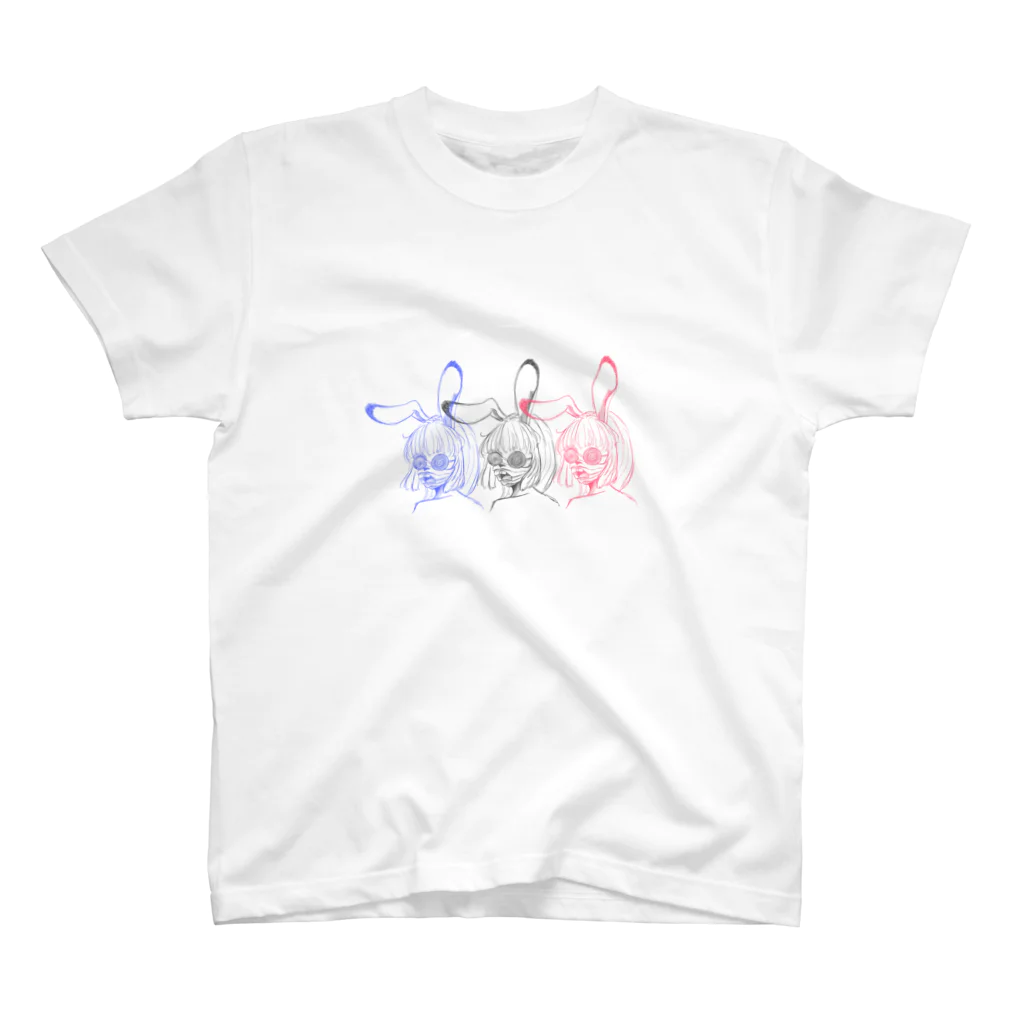 IZUHAのRabbit girl スタンダードTシャツ