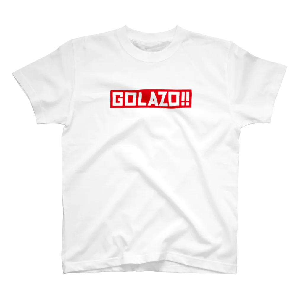 MOPIE GAME -ムーピーゲーム-のゴラッソ（サッカーでの豪快ゴール・GOLAZO）ロゴデザイン Regular Fit T-Shirt