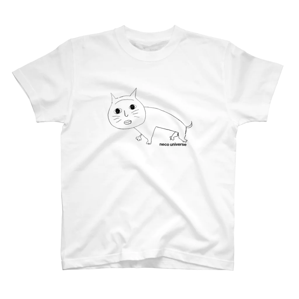 ブラフマーのkuro neco スタンダードTシャツ