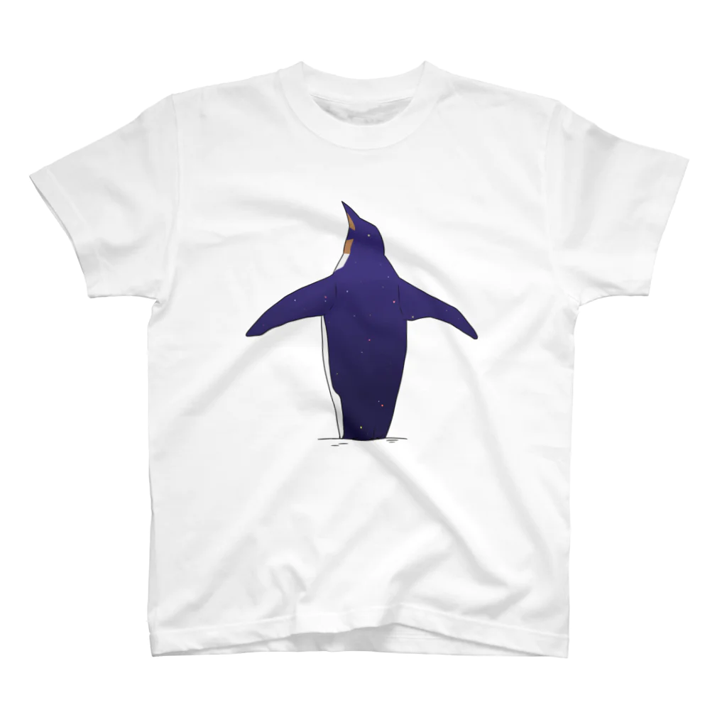 あさしお工房の宇宙ペンギン スタンダードTシャツ