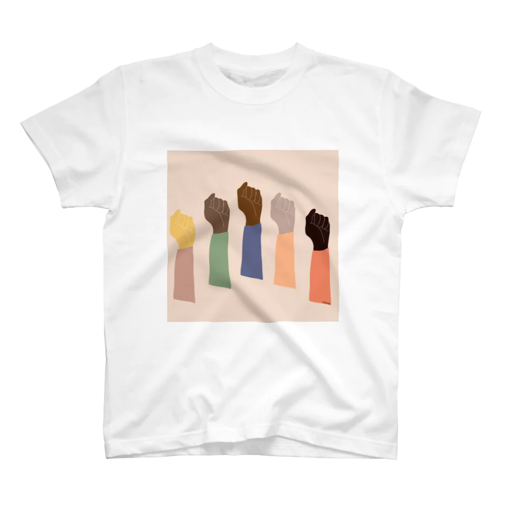 tkehrkのBlack Lives Matter illustration Regular Fit T-Shirt