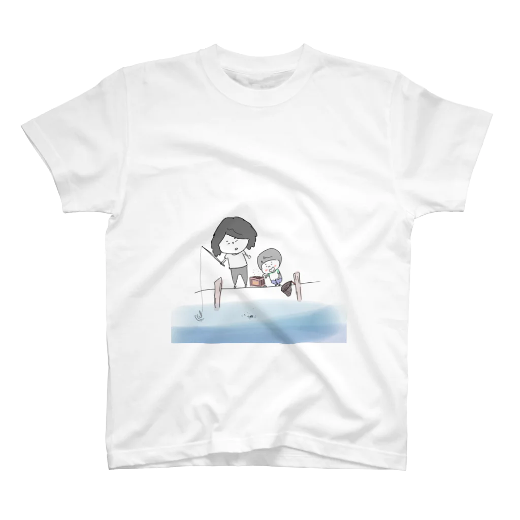 矢尾の親子釣り スタンダードTシャツ