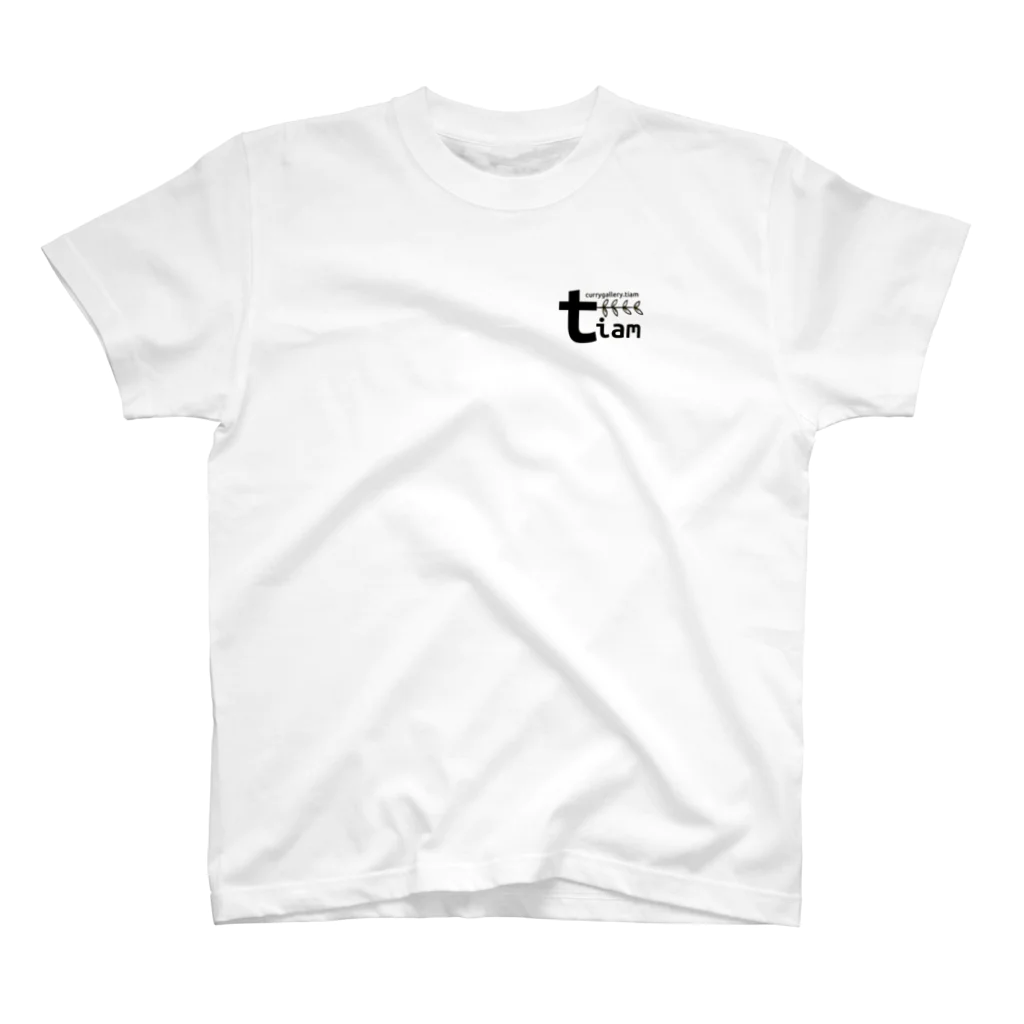 カレー美術館 tiamのtiamロゴ Regular Fit T-Shirt