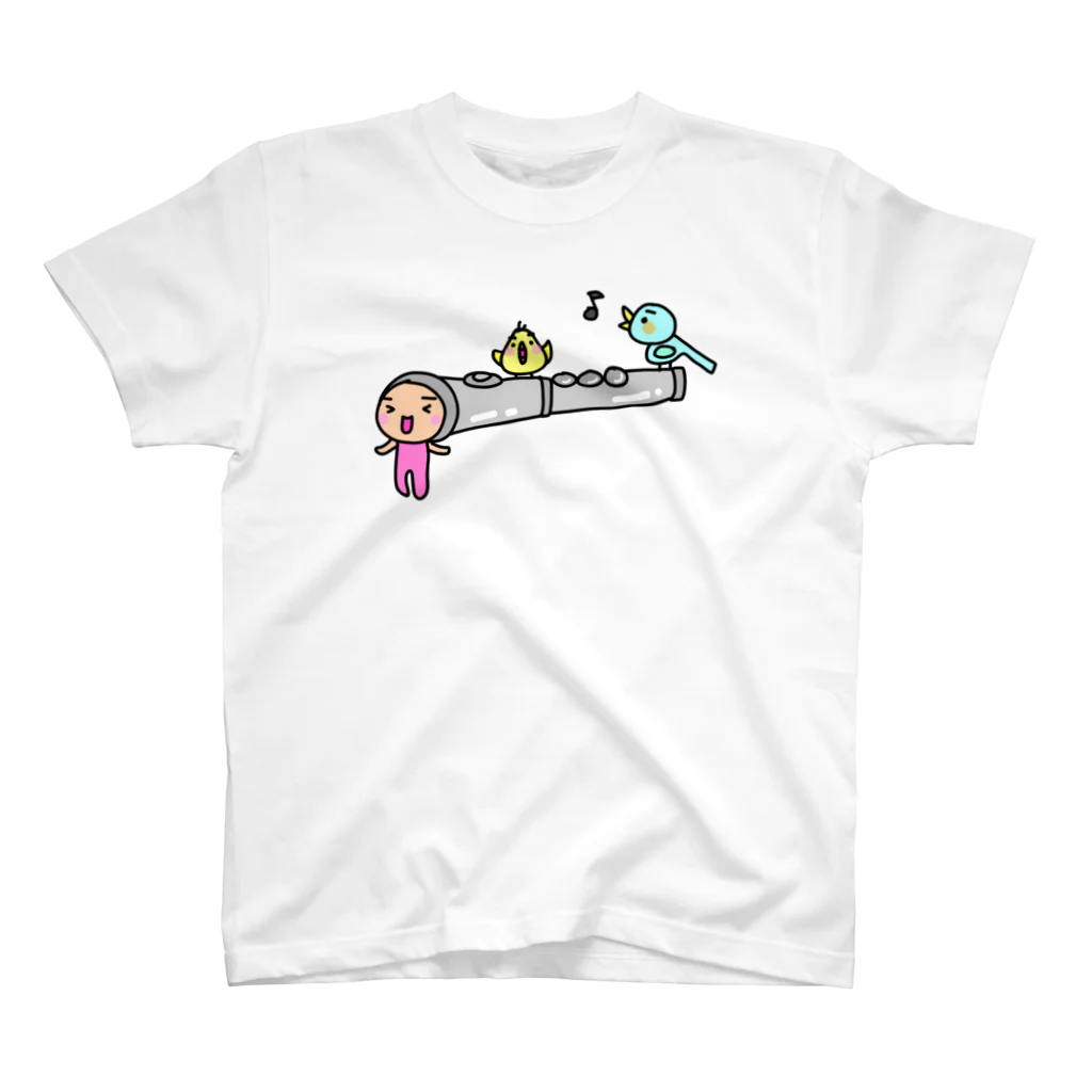 オダミヨのフルートさんとピッピず スタンダードTシャツ