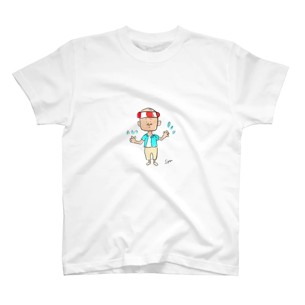 ぷかぷか　うきわくんのてあせ　そくでくん スタンダードTシャツ