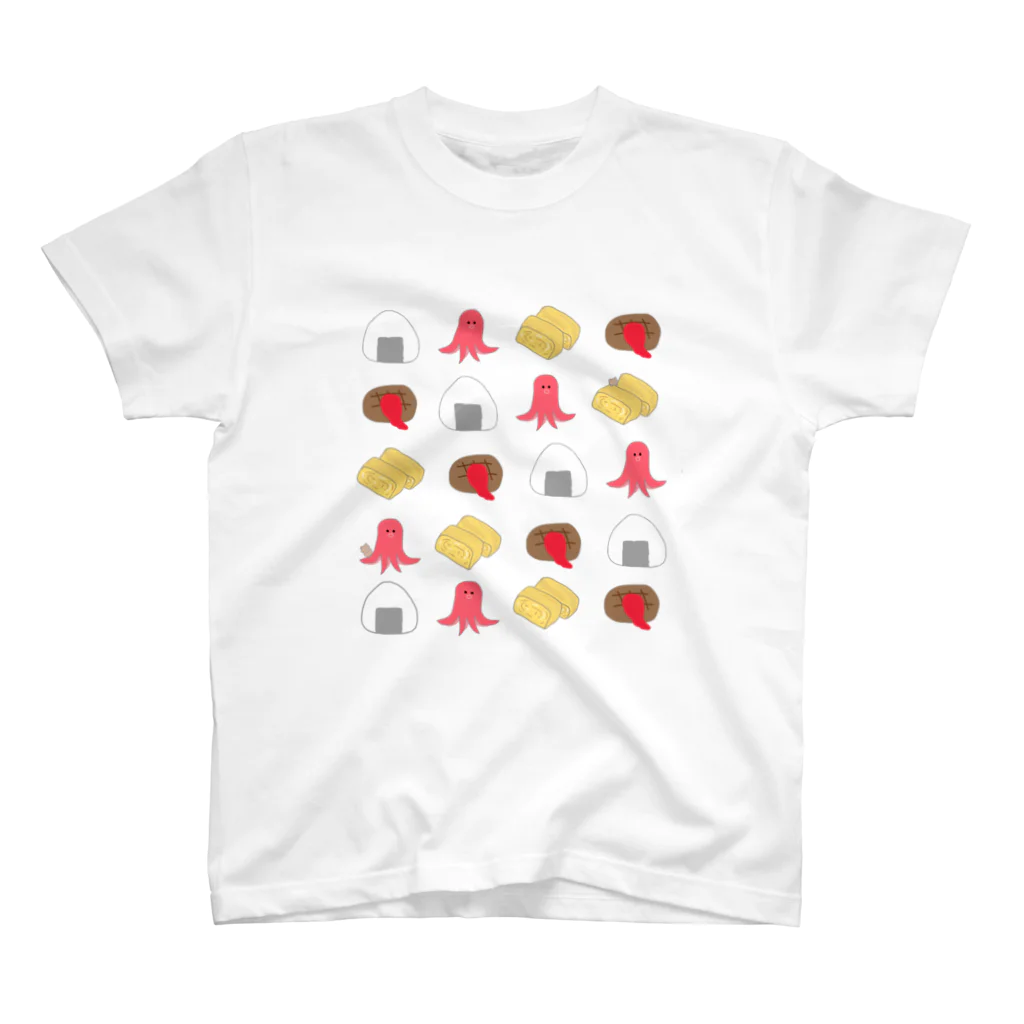 食いしん坊ママのお弁当のおかずくん スタンダードTシャツ