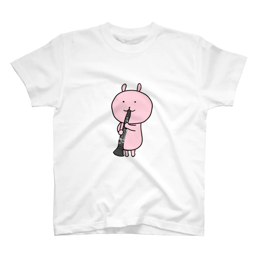 ゆずぽろの昼休みのクラリネットを吹くゆずぽろ Regular Fit T-Shirt