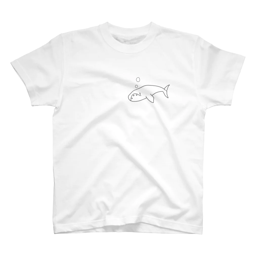 アトリエヱキパのセミクジラ Regular Fit T-Shirt