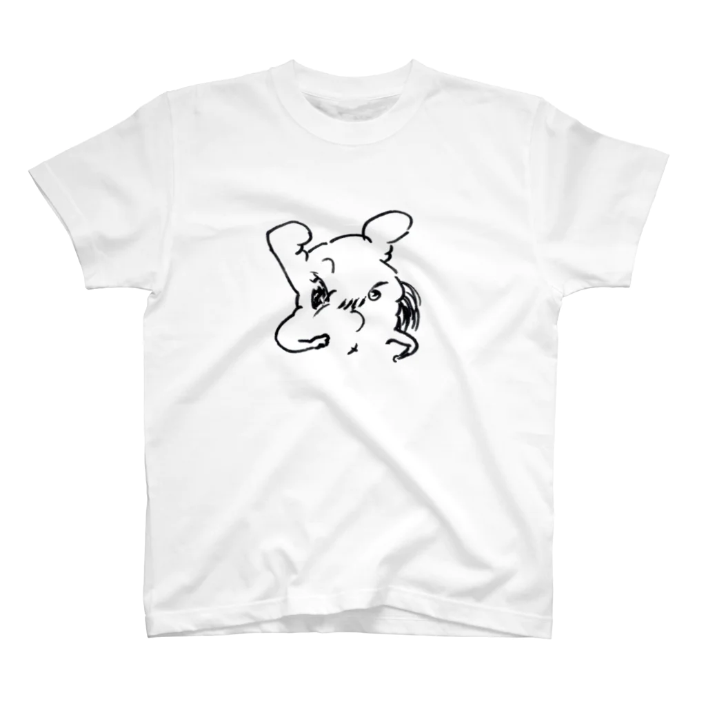 🍩tarojiro(たろじろ) shop🍩のうさみみちゃん スタンダードTシャツ