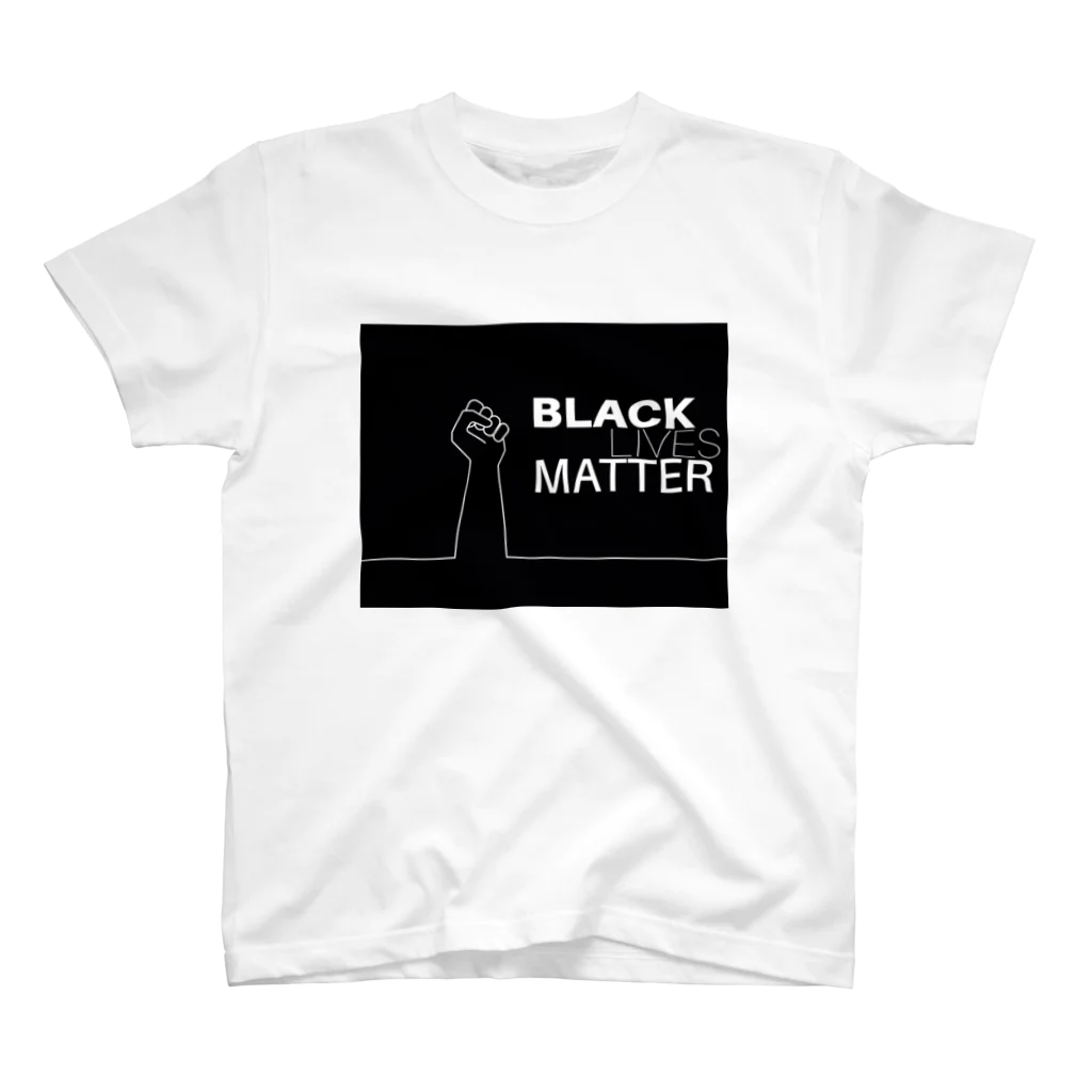 ishikawa-のBLACK LIVES MATTER Regular Fit T-Shirt