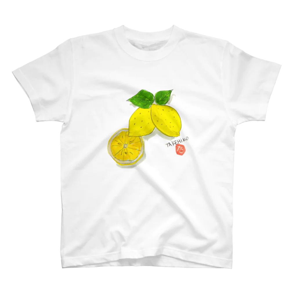 maruni_fruitsのLemon_02 Regular Fit T-Shirt