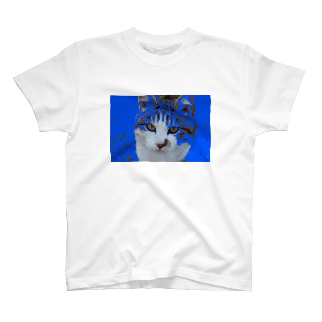 青空ねこ屋のBLUE HOKU スタンダードTシャツ