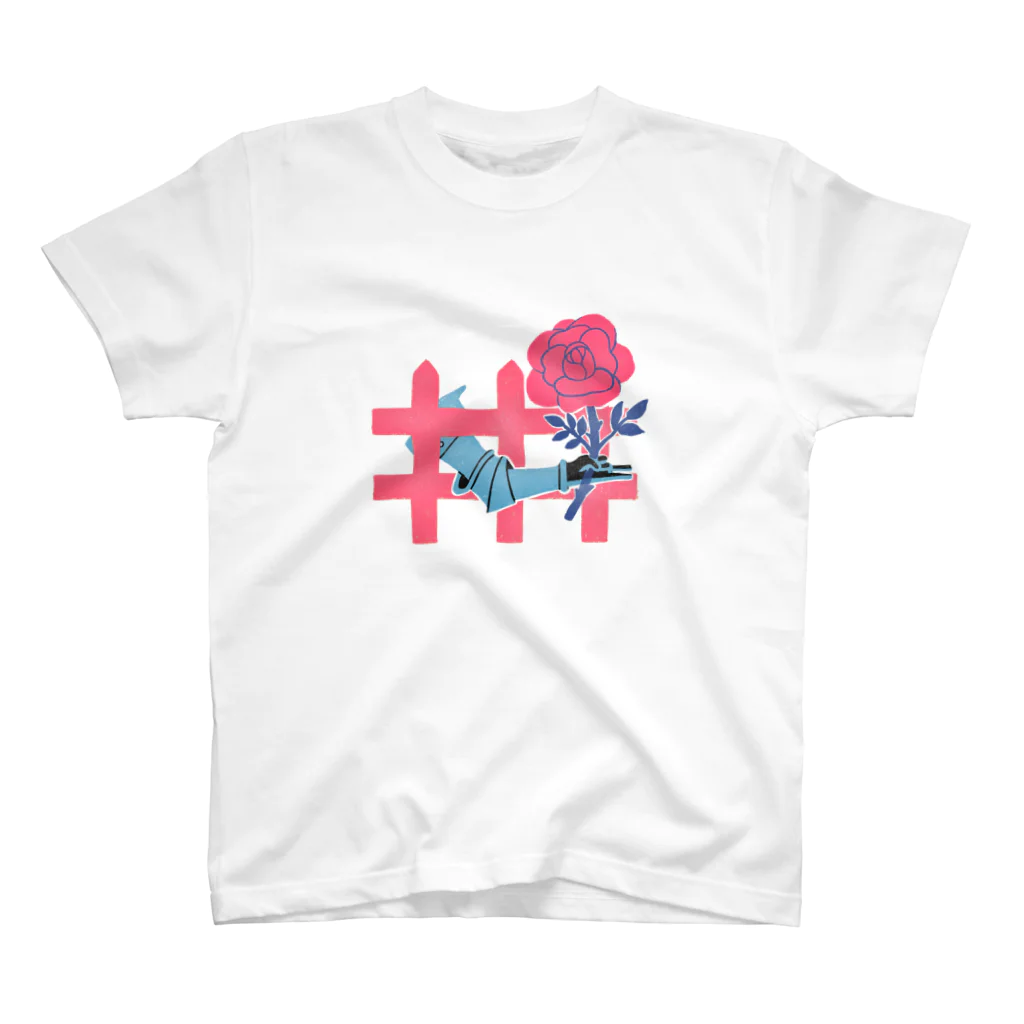 OW STOREの庭に薔薇 スタンダードTシャツ