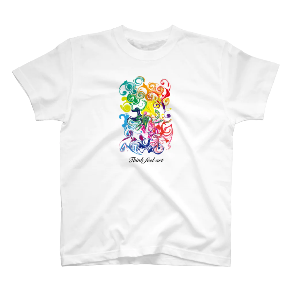 Think feel art shopの02シリーズ/デザイン/クリエイティブ/アート/スパクリ Regular Fit T-Shirt