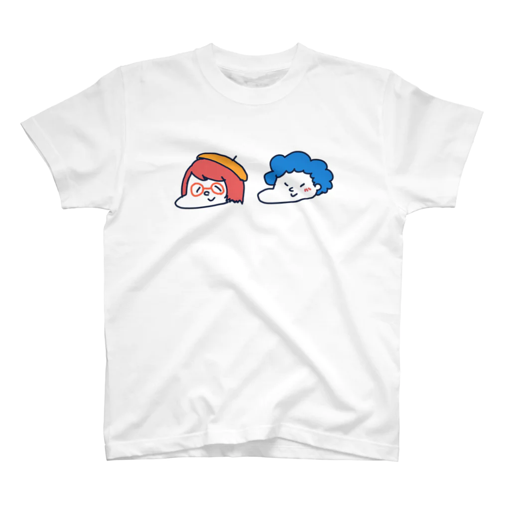 ワタナベの赤井さんと青井君 スタンダードTシャツ