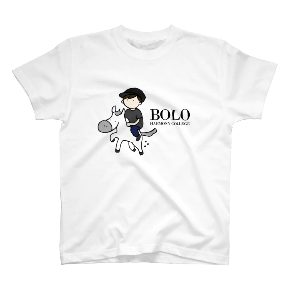 HarmonyCollege_Osyan-T-shirtのBOLOBOY(BLACK) スタンダードTシャツ