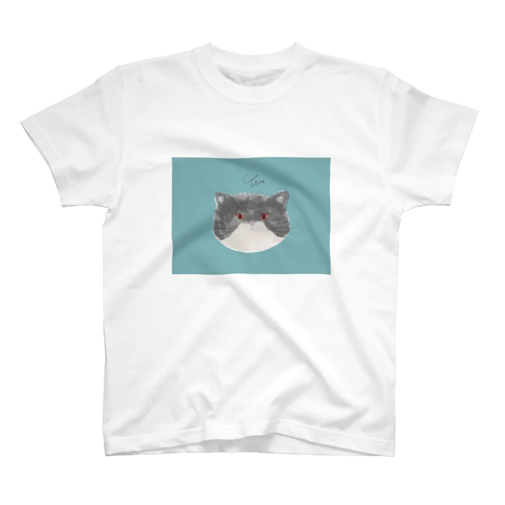 空っぽの飼い猫のトムちゃん スタンダードTシャツ