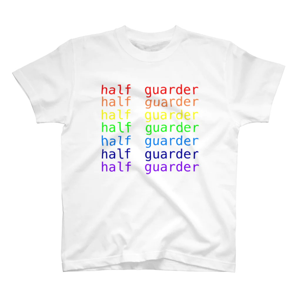 saki-bjjの柔術half guarder(rainbow) スタンダードTシャツ