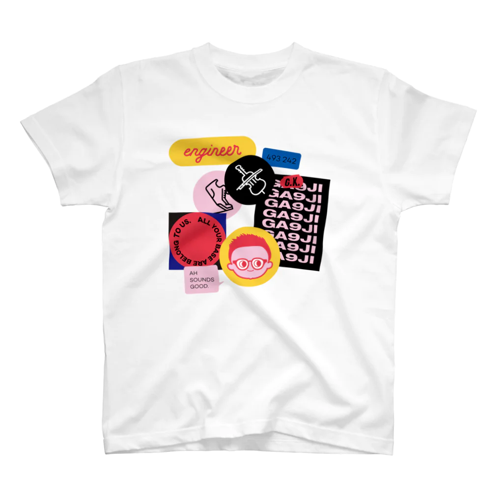 ▼のga9jiT_01 スタンダードTシャツ