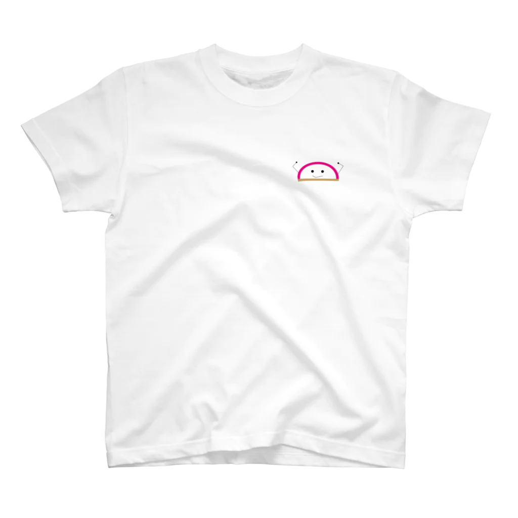 Garyu Art Projectのカマボコくん 両面プリント Regular Fit T-Shirt
