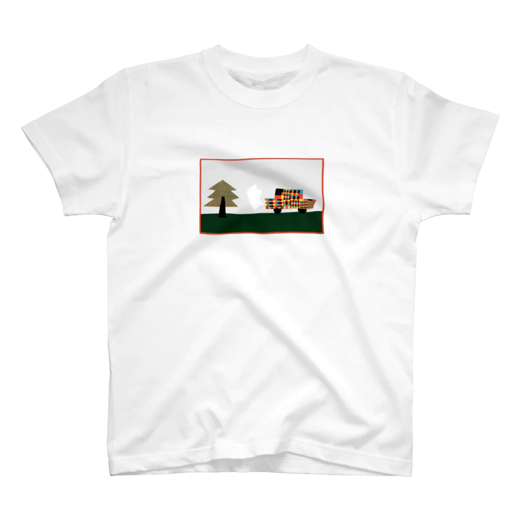 人生の木と車 Regular Fit T-Shirt
